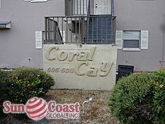 Coral Cay Community Sign